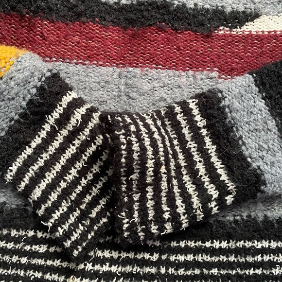 Free people multi  color fuzzy sweater - Picture 7 of 10